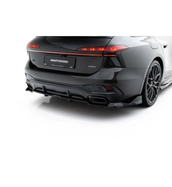 Diffusore posteriore con alette verticali V.4 per Audi A6 S-Line C9