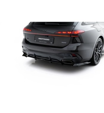 Diffusore posteriore con alette verticali V.3 per Audi A6 S-Line C9