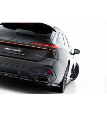 Diffusore posteriore con alette verticali V.3 per Audi A6 S-Line C9