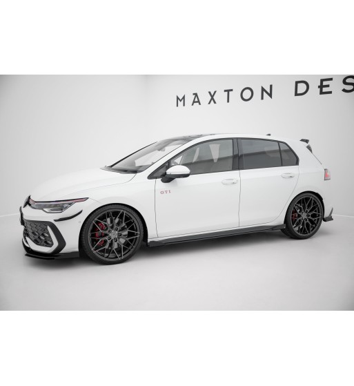 Street Pro Side skirt diffusers + Flaps for Volkswagen Golf GTI / GTE / GTI Clubsport / R-Line Mk8