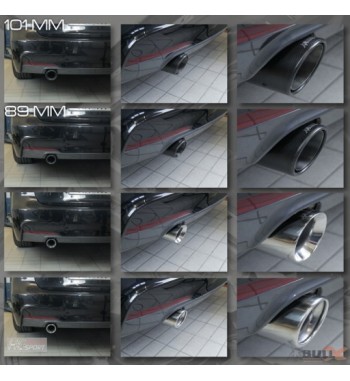 EGO-X Abgasanlage 3,5" BMW 235i/240i F22/F23