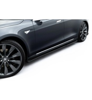 Side skirt diffusers V.2 for Tesla Model S Mk1