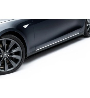Side skirt diffusers V.1 for Tesla Model S Mk1