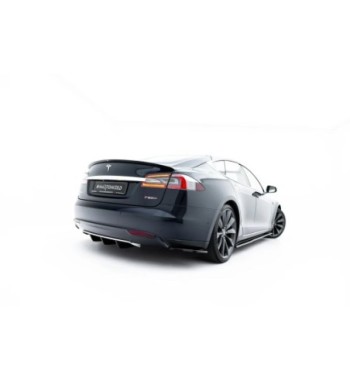 Splitter laterali posteriori V.2 per Tesla Model S Mk1