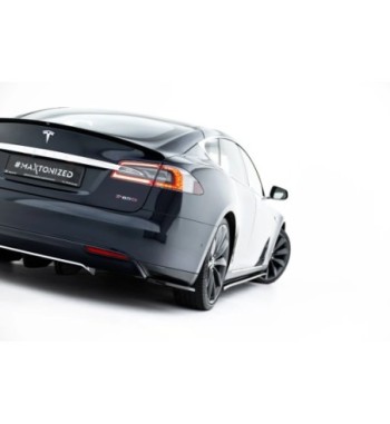Splitter laterali posteriori V.1 per Tesla Model S Mk1
