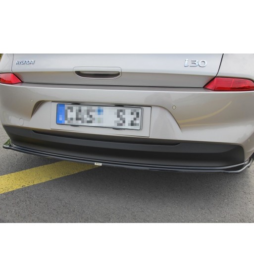 Rear valance without vertical fins for Hyundai I30 MK3 HATCHBACK