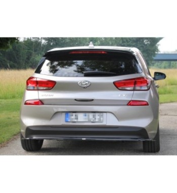 Rear valance without vertical fins for Hyundai I30 MK3 HATCHBACK