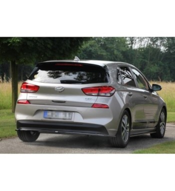 Rear valance without vertical fins for Hyundai I30 MK3 HATCHBACK