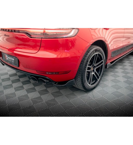 Splitter laterali posteriori V.1 per Porsche Macan GTS / Sport Design Mk1 Facelift