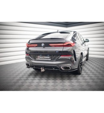 Diffusore posteriore con alette verticali V.3 per BMW X6 M-Pack G06