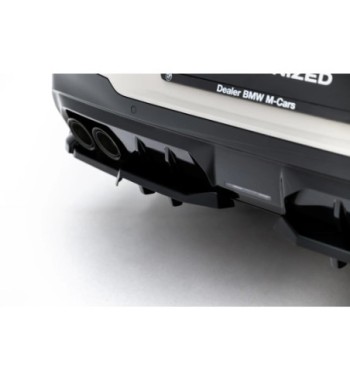 Diffusore posteriore con alette verticali per BMW X3 M50 G45