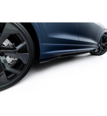 Carbonio preimpregnato Minigonne laterali per Audi RSQ8 Mk1 Facelift