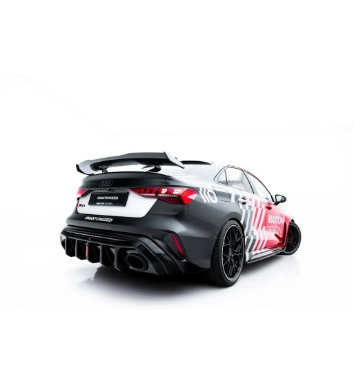 Rear valance for Audi RS3 Sedan 8Y Facelift (version with Led-Licht)