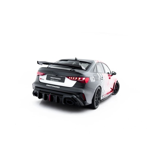 Rear valance for Audi RS3 Sedan 8Y Facelift (version with Originalreflektor)