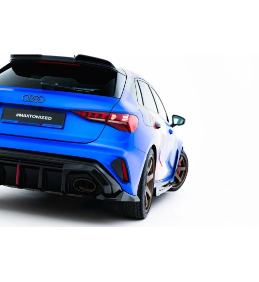 Splitter laterali posteriori V.3 per Audi RS3 Sportback 8Y Facelift