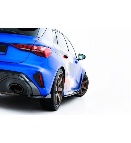 Carbonio preimpregnato Splitter laterali posteriori per Audi RS3 Sportback 8Y Facelift