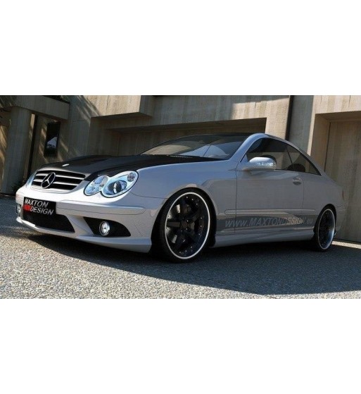 Side skirt diffusers for Mercedes CLK W209 AMG LOOK