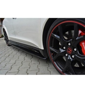 Side skirt diffusers for Honda Civic Mk9 Type R