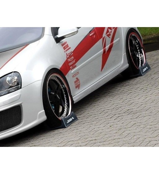 Side skirt diffusers for Volkswagen Golf 5 GTI LOOK