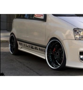 Side skirt diffusers for Fiat Panda Racer