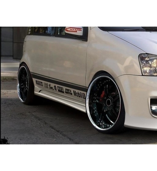 Side skirt diffusers for Fiat Panda Racer
