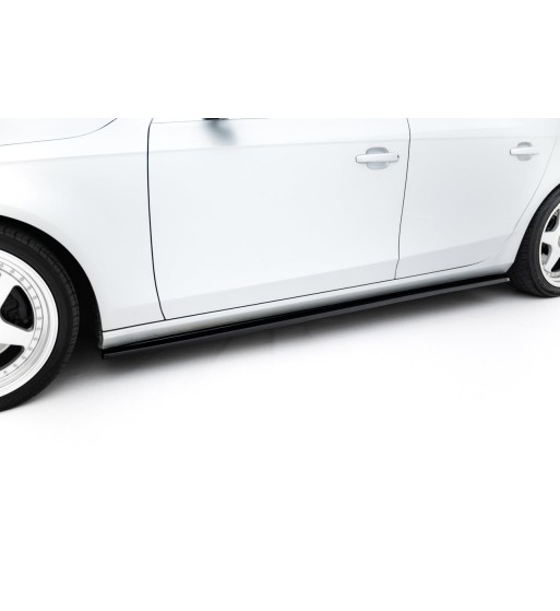 Side skirt diffusers V.4 for Audi S4 / A4 / A4 S-Line Sedan / Avant B8 / B8 Facelift