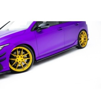 Side skirt diffusers V.1 for Volkswagen Golf R Hatchback Mk8 Facelift