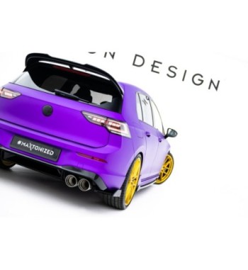 Splitter laterali posteriori V.2 + Flap per Volkswagen Golf R Hatchback Mk8 Facelift