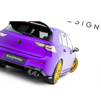 Splitter laterali posteriori V.2 per Volkswagen Golf R Hatchback Mk8 Facelift
