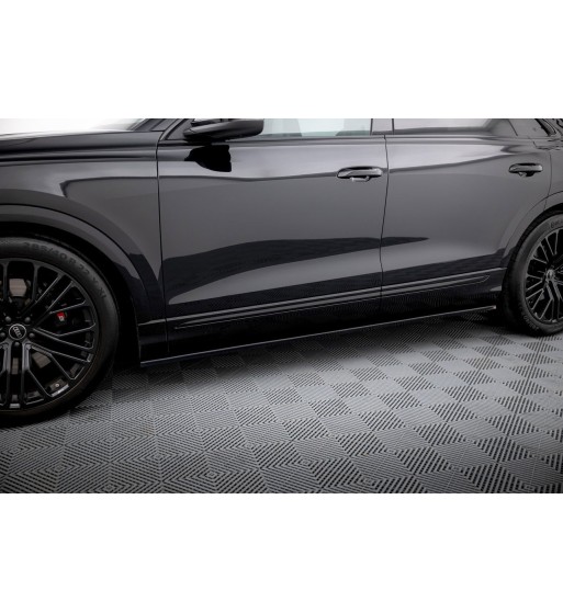 Diffusori delle minigonne laterali V.1 per Audi Q8 S-line / SQ8 Mk1 Facelift