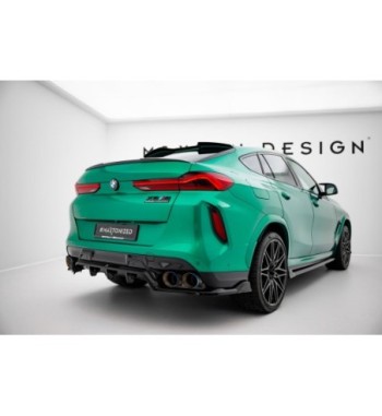 Diffusore posteriore con alette verticali per BMW X6 M F96 Facelift