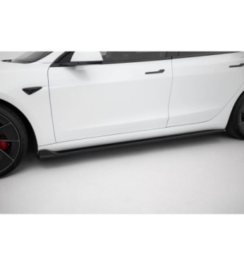 Side skirt diffusers V.3 for Tesla Model 3 Performance Mk1 Facelift