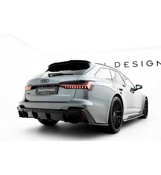 Splitter laterali posteriori V.2 per Audi RS6 C8 / C8 Facelift