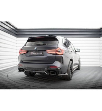 Diffusore posteriore con alette verticali per BMW X3 M-Pack G01 Facelift