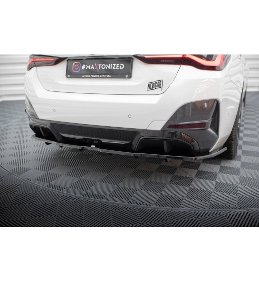 Diffusore posteriore con alette verticali V.1 per BMW i4 M-Pack G26