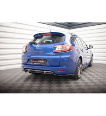 Diffusore posteriore con alette verticali per Renault Megane GT Line Grandtour Mk3 Facelift