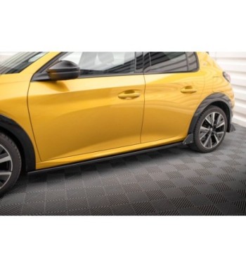 Side skirt diffusers + Flaps for Peugeot 208 GT Mk2