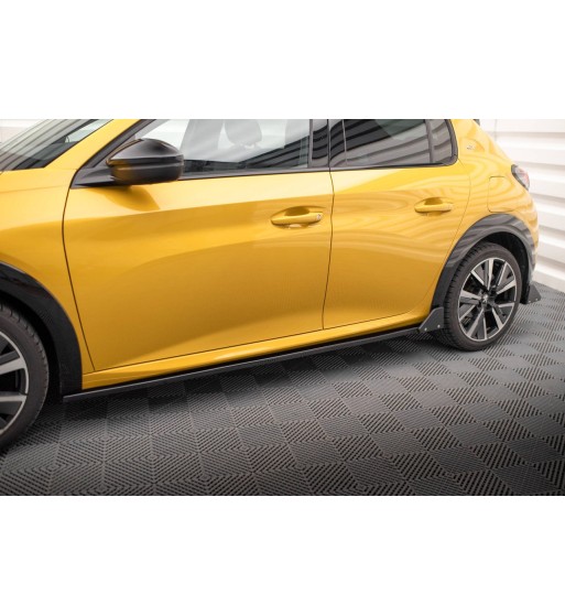 Side skirt diffusers + Flaps for Peugeot 208 GT Mk2