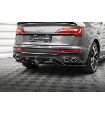 Diffusore posteriore con alette verticali per Audi SQ5 / Q5 S-Line Sportback Mk2 Facelift