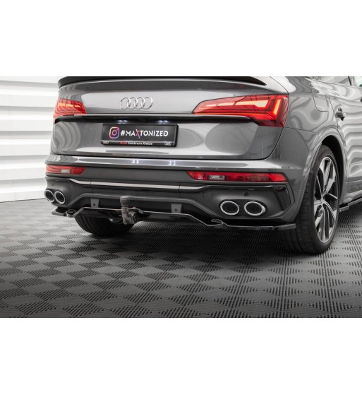 Diffusore posteriore con alette verticali per Audi SQ5 / Q5 S-Line Sportback Mk2 Facelift