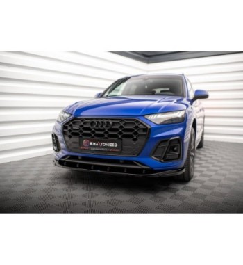 Front splitter V.2 for Audi SQ5 / Q5 S-Line SUV / Sportback Mk2 Facelift