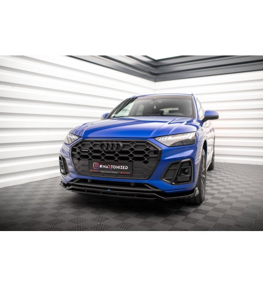 Front splitter V.1 for Audi SQ5 / Q5 S-Line SUV / Sportback Mk2 Facelift
