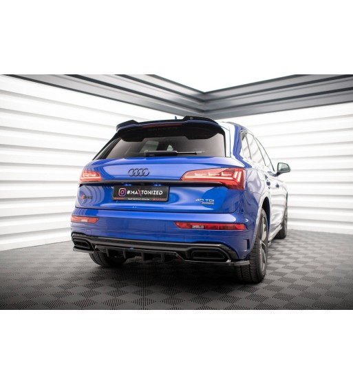 Diffusore posteriore con alette verticali per Audi Q5 S-Line SUV Mk2 Facelift