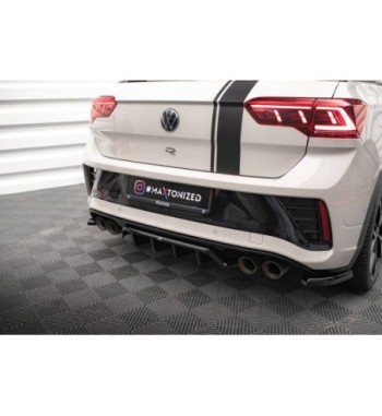 Diffusore posteriore con alette verticali per Volkswagen T-Roc R / R-Line Mk1 Facelift
