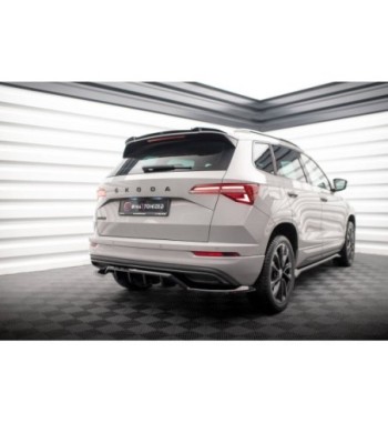 Diffusore posteriore con alette verticali per Skoda Karoq Sportline Mk1 Facelift