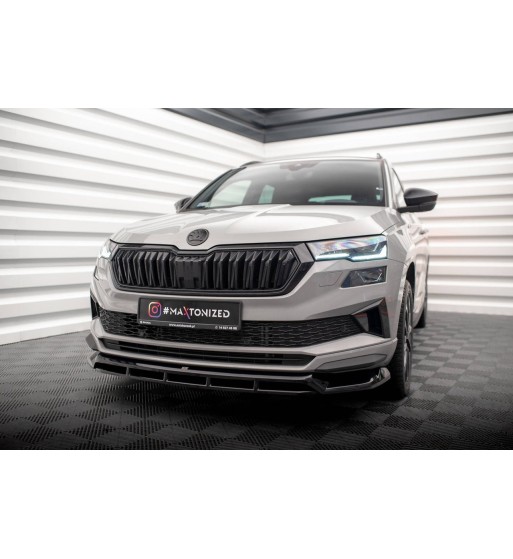 Front splitter for Skoda Karoq Sportline Mk1 Facelift