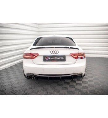 Rear valance for Audi A5 Coupe 8T Facelift (version with twin exhaust outlets on one side)
