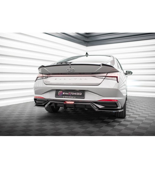 Diffusore posteriore con alette verticali per Hyundai Elantra Mk7