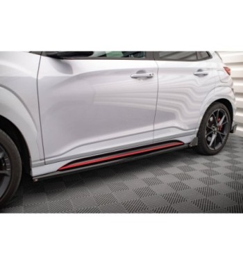 Diffusori delle minigonne laterali V.1 + Flap per Hyundai Kona N Mk1
