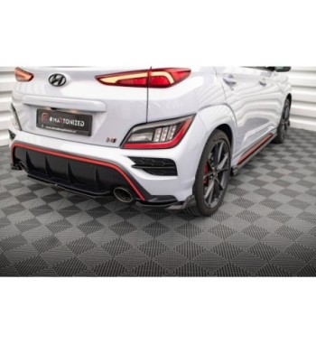 Splitter laterali posteriori V.2 per Hyundai Kona N Mk1